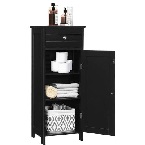 Bathroom Storage Cabinet, Large, Black