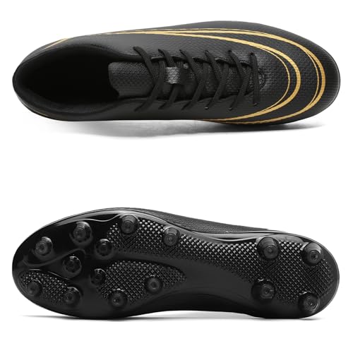 Men's Soccer Cleats Firm Ground Soccer Shoes Professional Athletic Football Shoes Indoor Outdoor Turf Training Sneakers