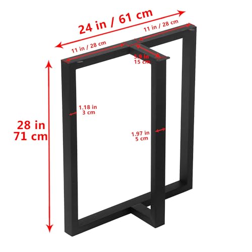 CT Copper Tailor Custom Epoxy Live Edge Dining Table for 8 People,42