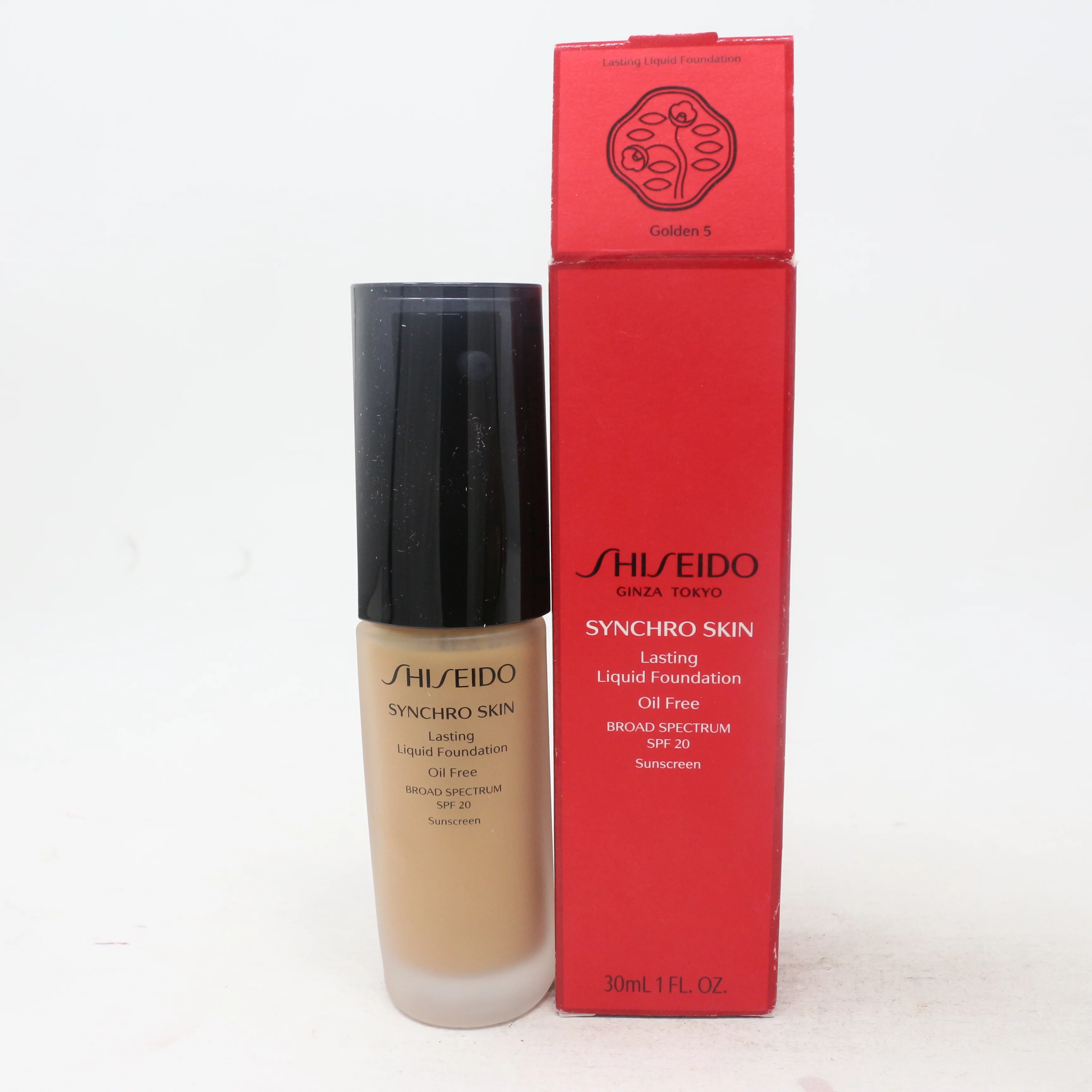 shiseido synchro skin lasting liquid women's spf 20 foundation, no. 3 golden, 1 ounce
