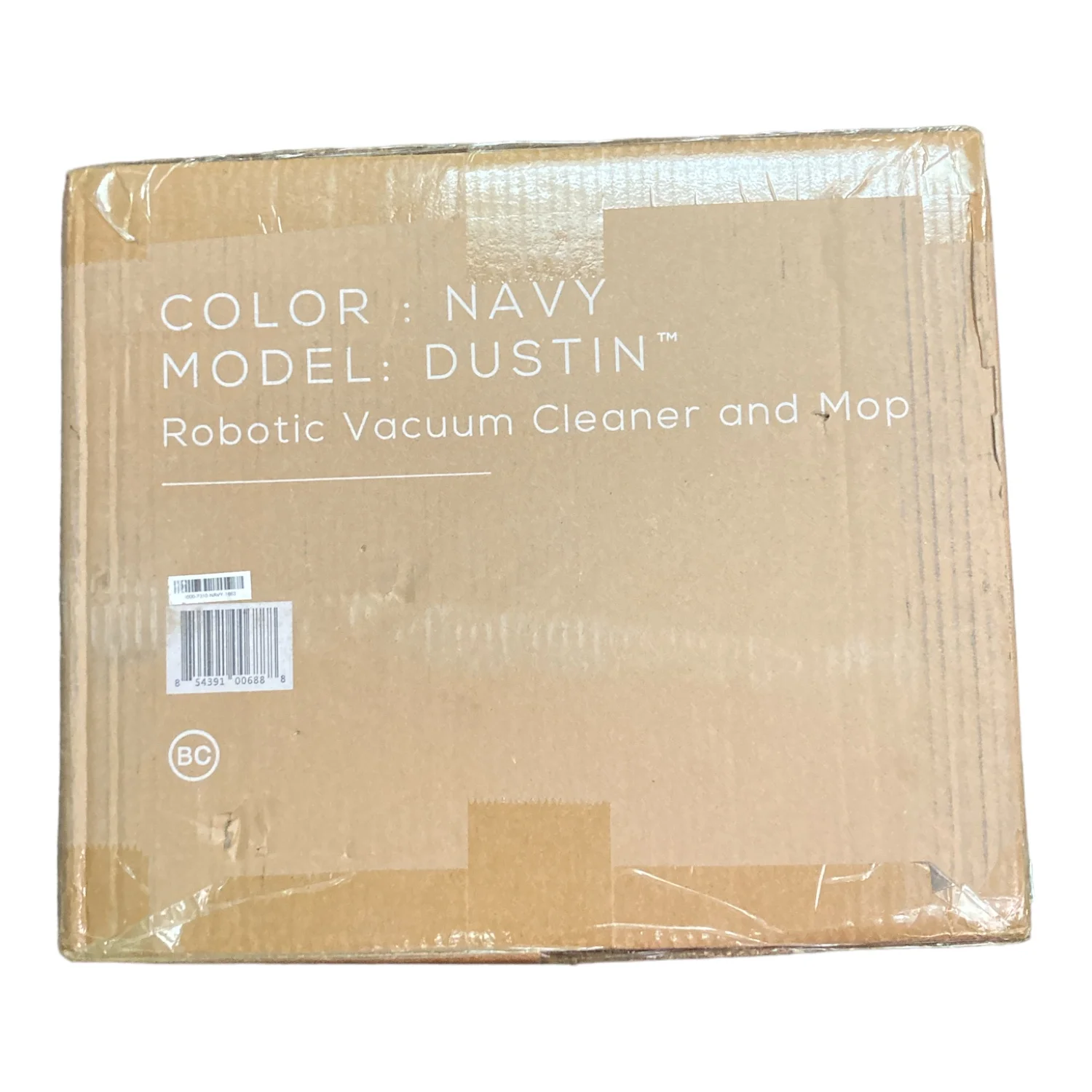 bObsweep - Dustin Wi-Fi Connected Self-Emptying Robot Vacuum and Mop - Navy