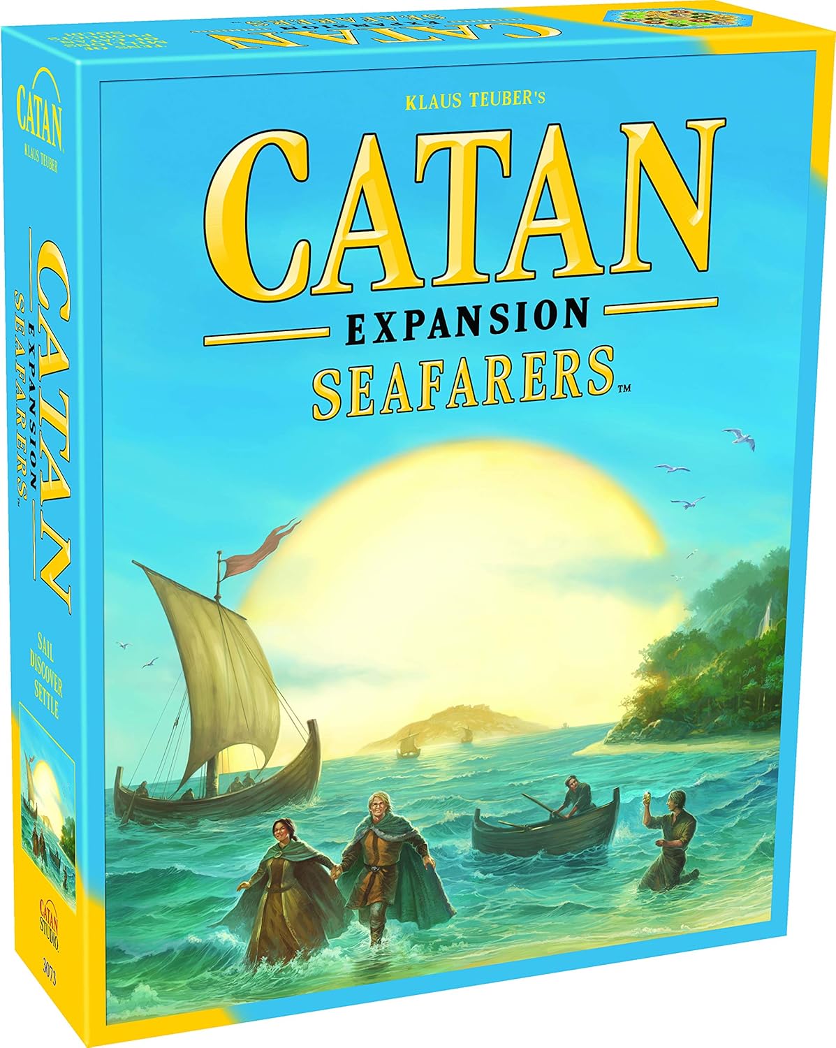 Catan Seafarers Board Game Expansion | Family Board Game | Board Game for Adults and Family | Adventure Board Game | Ages 10+ | for 3 to 4 Players | Average Playtime 60 Minutes | Made by Catan Studio