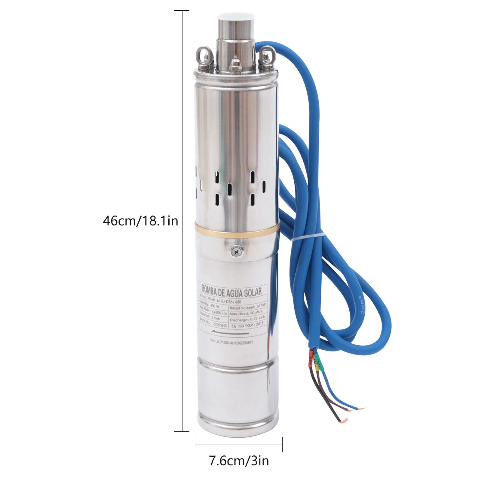 400W DC 36V Solar Water Pump 3