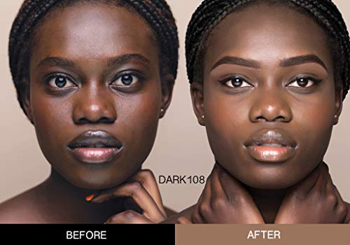 Bellaterra Cosmetics BB Cream, Tinted Moisturizer, Mineral Foundation, All Shades 1.69oz - Dark Tan 107