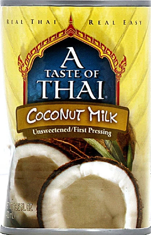 A Taste of Thai Gluten Free Coconut Milk, Original, 13.5 Ounce (Pack of 12)