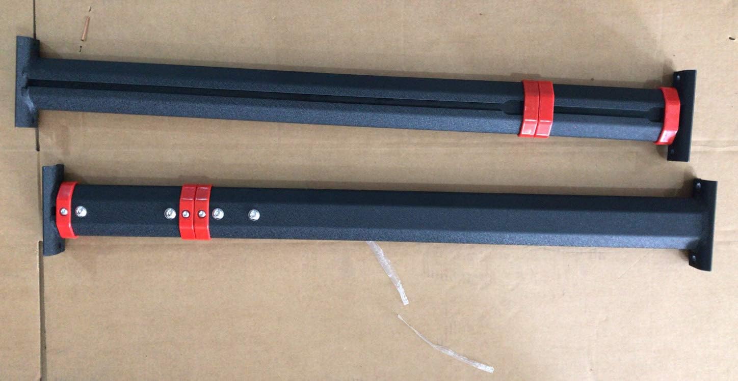 Truck Bed Racks Side Rails Extendable Aluminum Alloy Brackets Pickup Ladder Racks