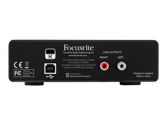 Focusrite Scarlett Solo USB Audio Interface