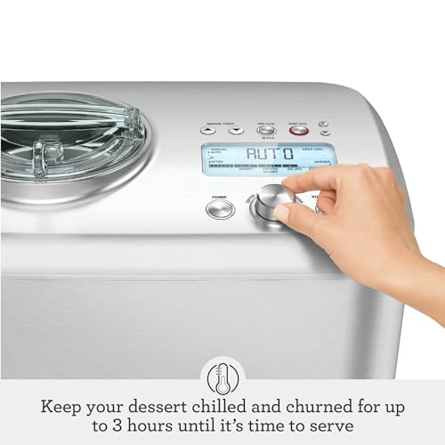 Breville Smart Scoop Ice Cream Maker BCI600XL, Brushed Stainless Steel