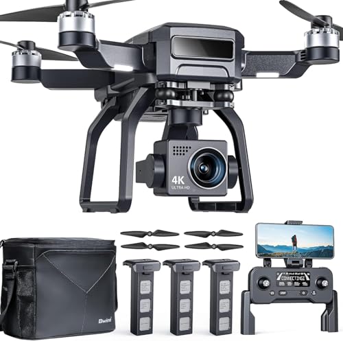 Bwine F7GIM Pro Drone with 6K UHD Camera and 3-Axis Brushless Gimbal, GPS Smart Control for Adults and Beginner, Plus 70Mins Flight Time, 10000Ft FPV Digital Transmission and TOF Safety Support