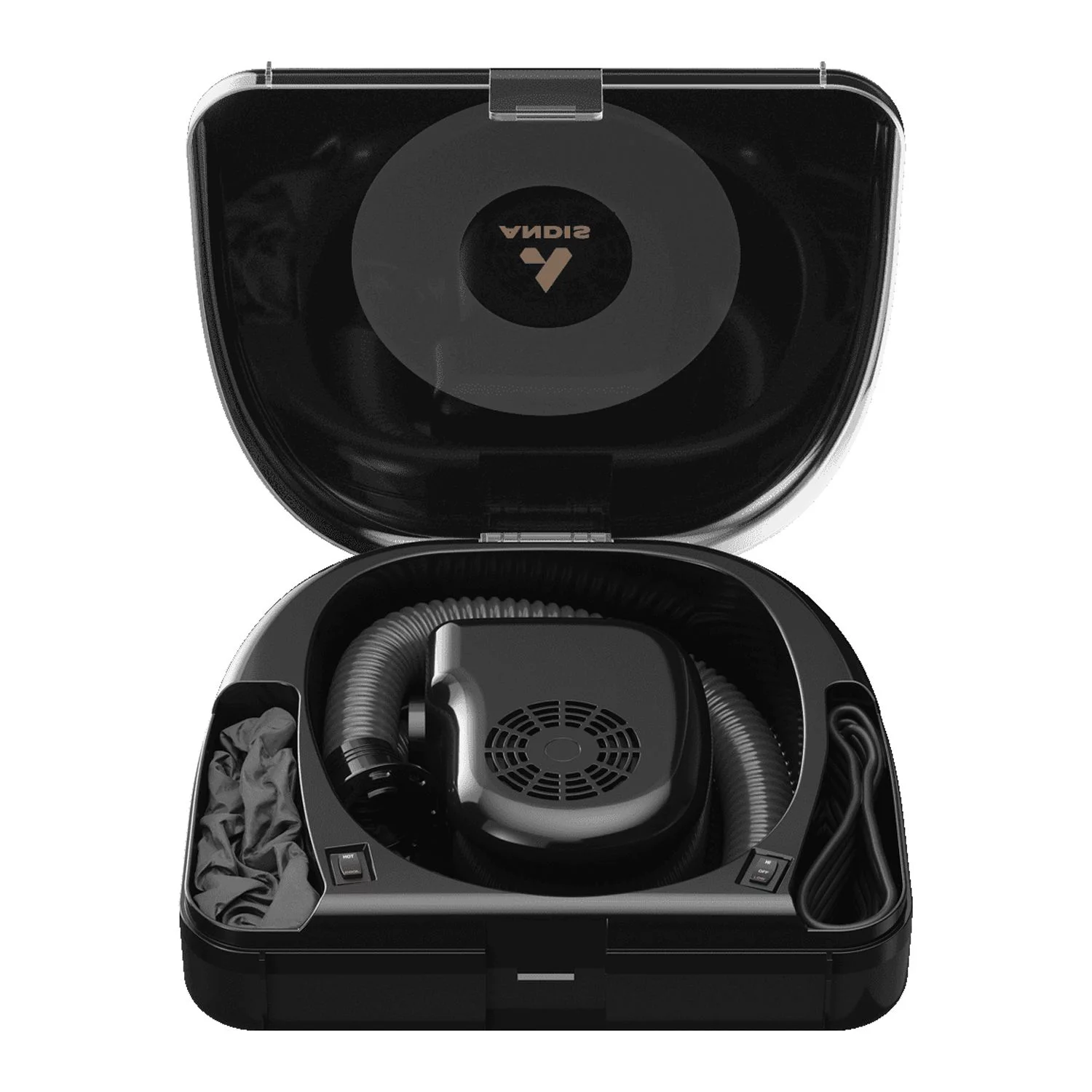 Andis Professional Bonnet Hair Dryer, Ionic 500 watts, Black