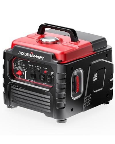 Portable Inverter Generator 2500W,Long Run Time Ultra-Quiet, Lightweight and Fuel Efficient, Ideal for Outdoor Activities and Emergency Backup Gas-Powered Engine