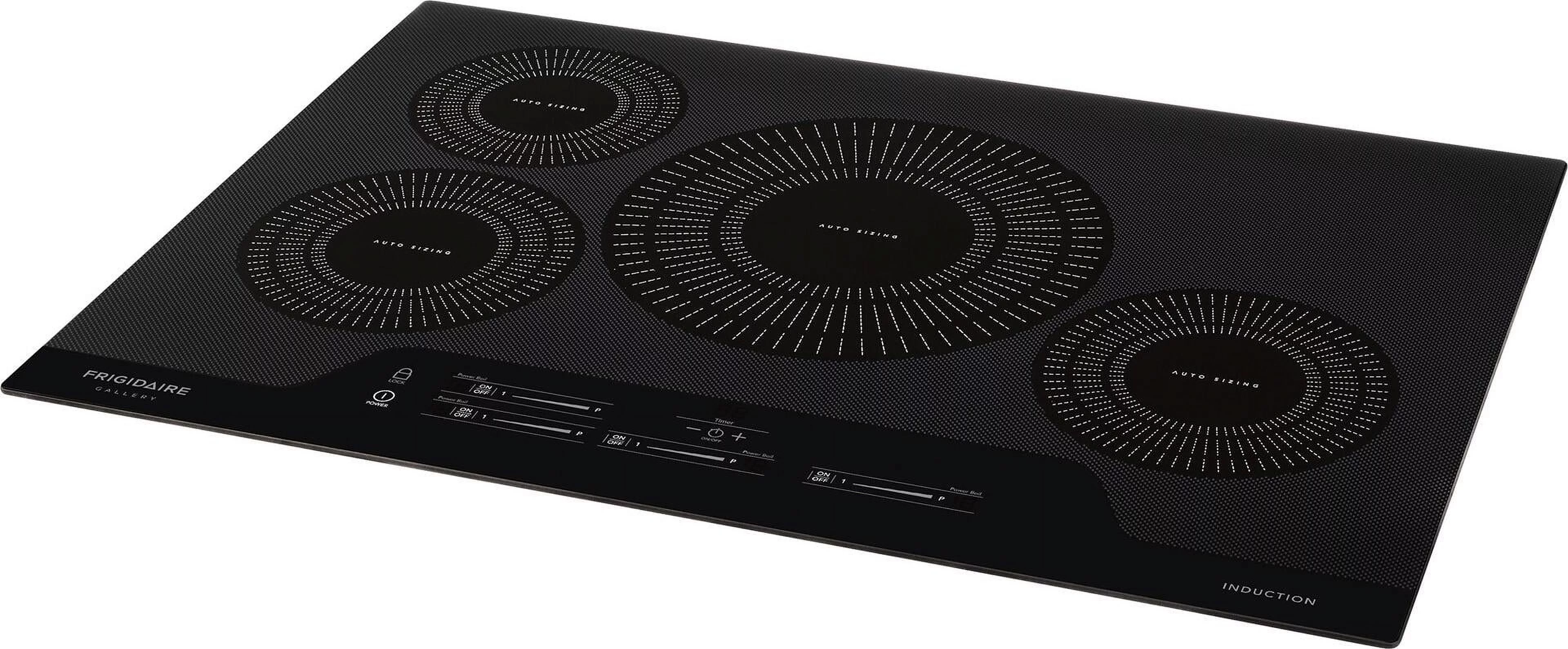 Frigidaire FGIC3066TB 30 Gallery Series Induction Cooktop with 4 Elements in Black