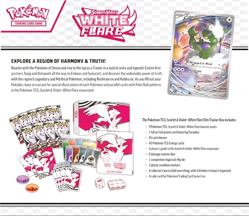 Pokemon TCG Scarlet & Violet 10.5 White Flare Elite Trainer Box