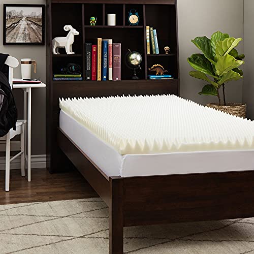 Slumber Solutions Dorm Highloft 3-inch Memory Foam Mattress Topper Full