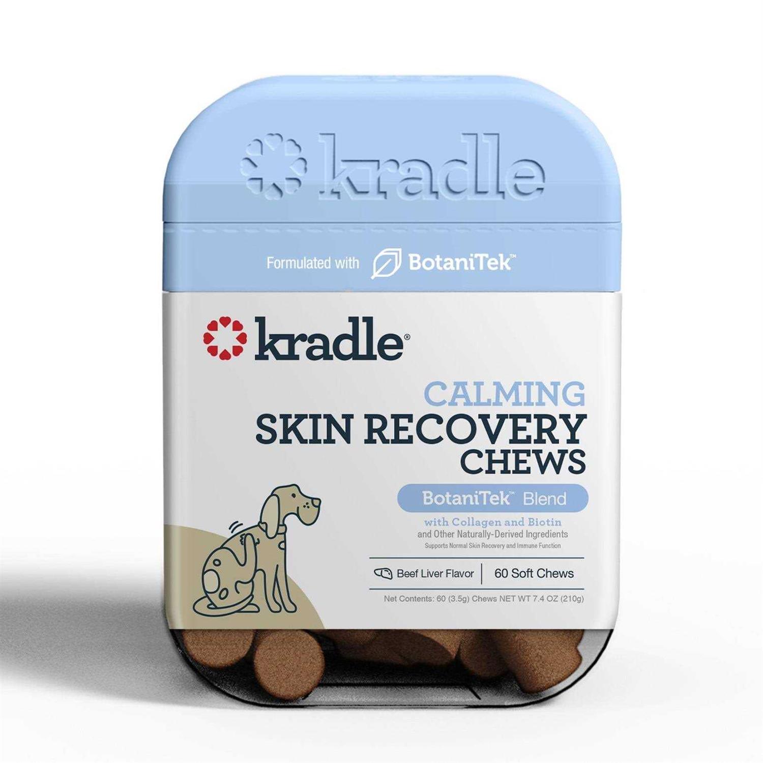 Kradle Calming Skin Recovery Soft Chews Dog Skin & Coat Support - Pet Supplies online store