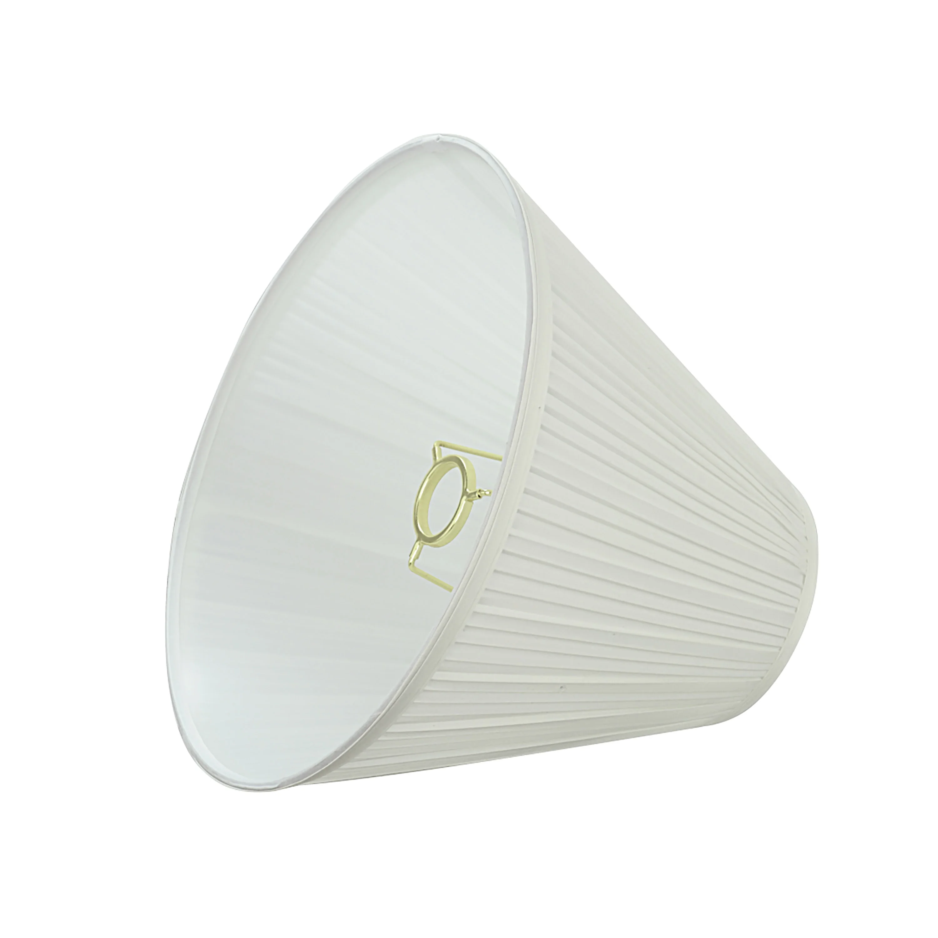 Aspen Creative 59176 Transitional Pleated Empire Shape UNO Construction Lamp Shade in Off White, 11-1/2