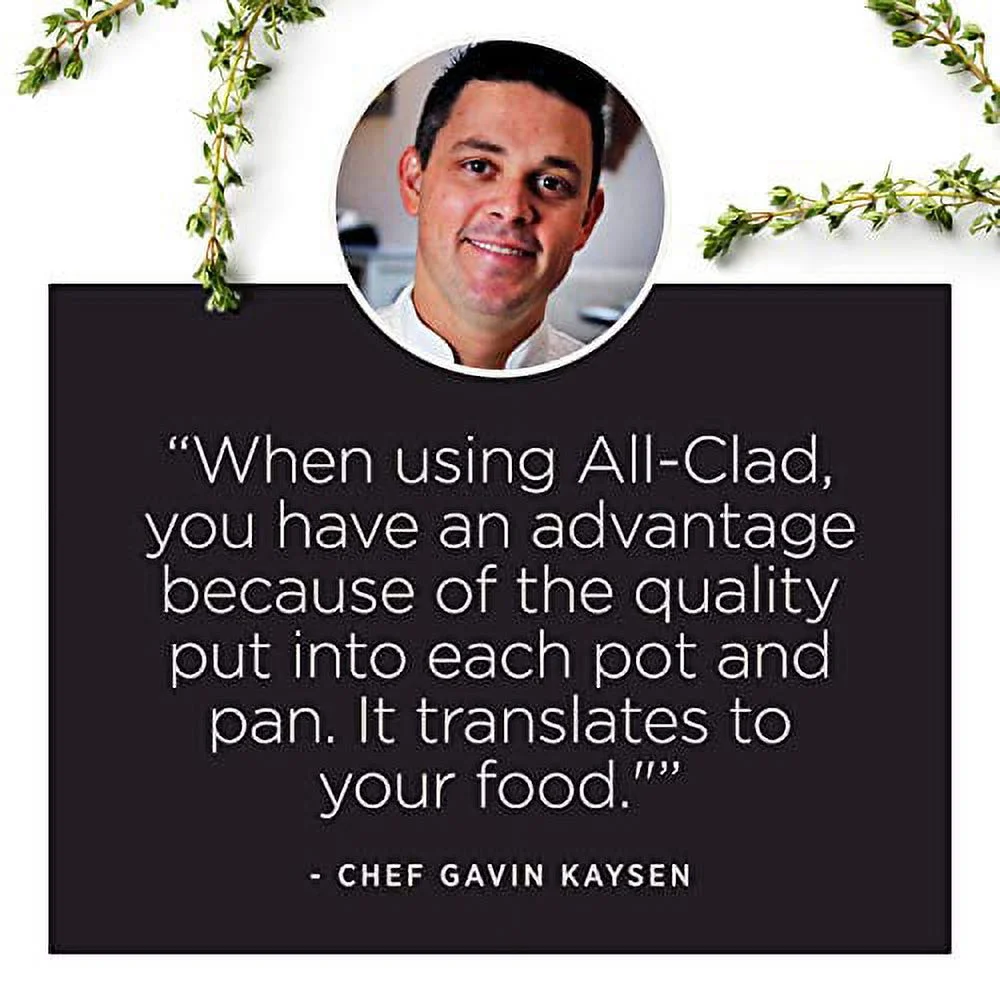 All-Clad HA1 Hard Anodized Nonstick Cookware, 2 Piece Fry Pan and Saute Pan with Lid Set, 10 inch and 4 quart