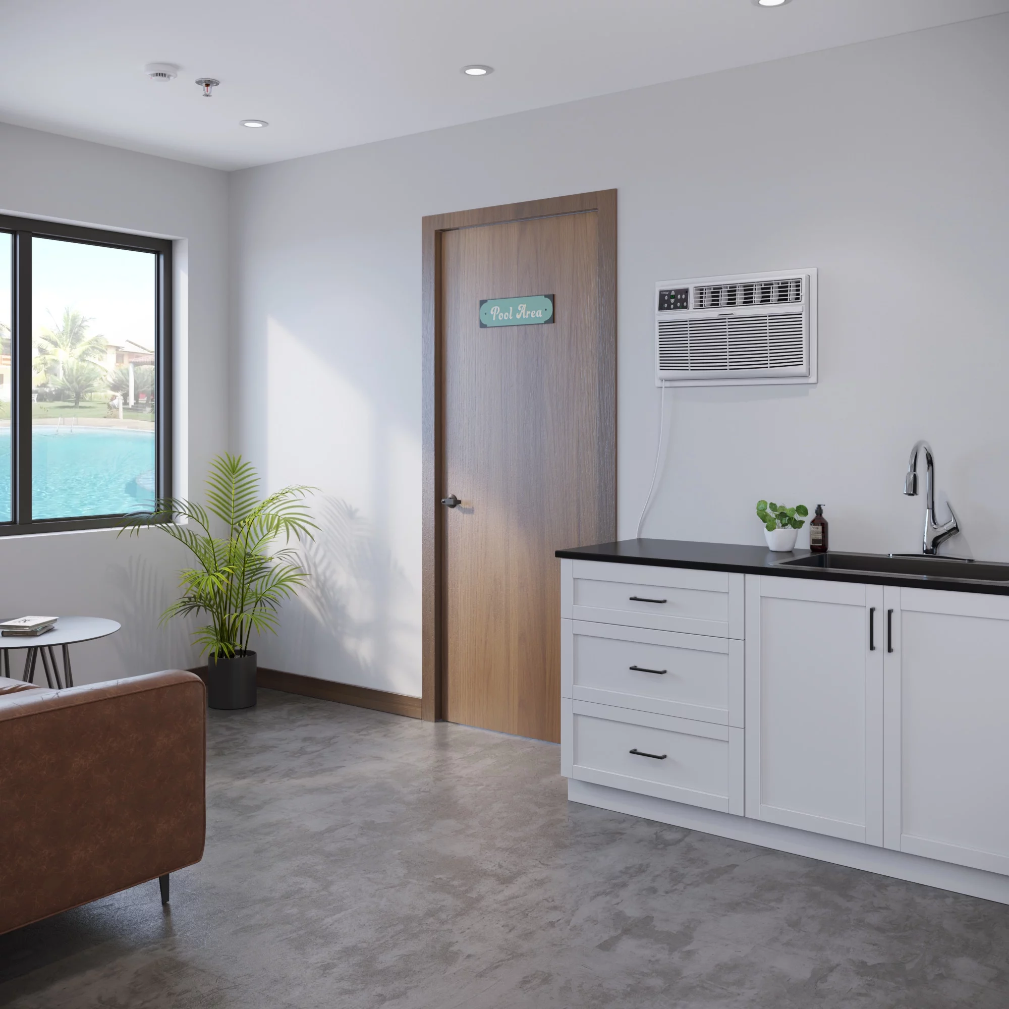 Koldfront Wtc10001w 10000 BTU 208/230V Through The Wall Air Conditioner - White