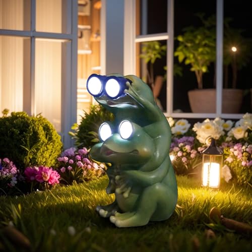 Solar Lighthouse Rotating Beacon – Led Light House for Yard Garden Nautical Decor Porch Deck Outdoor Decoration Lawn Ornaments Outside Statue Gifts for Mom Mother
