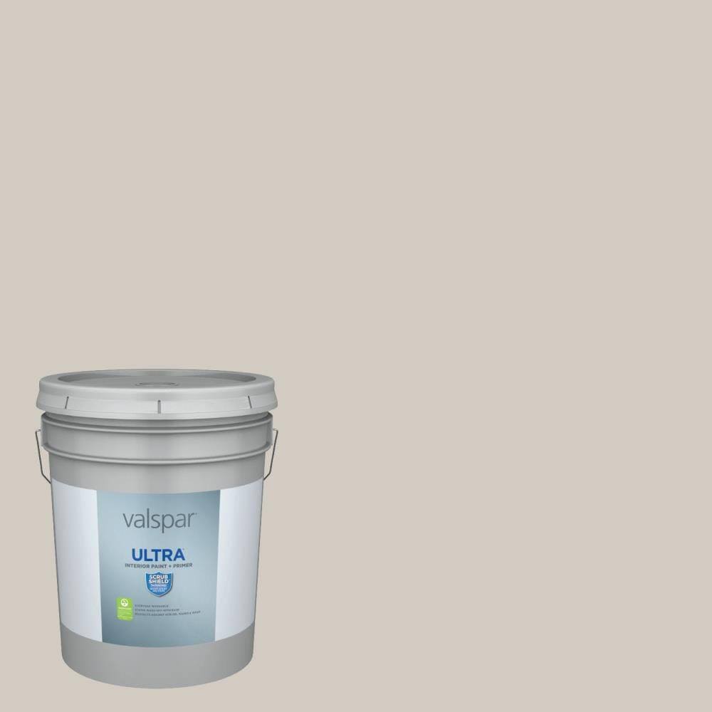 Valspar Ultra Semi-Gloss Agreeable Gray Hgsw3467 Interior Paint (5-Gallon) | HGSW3467-935310