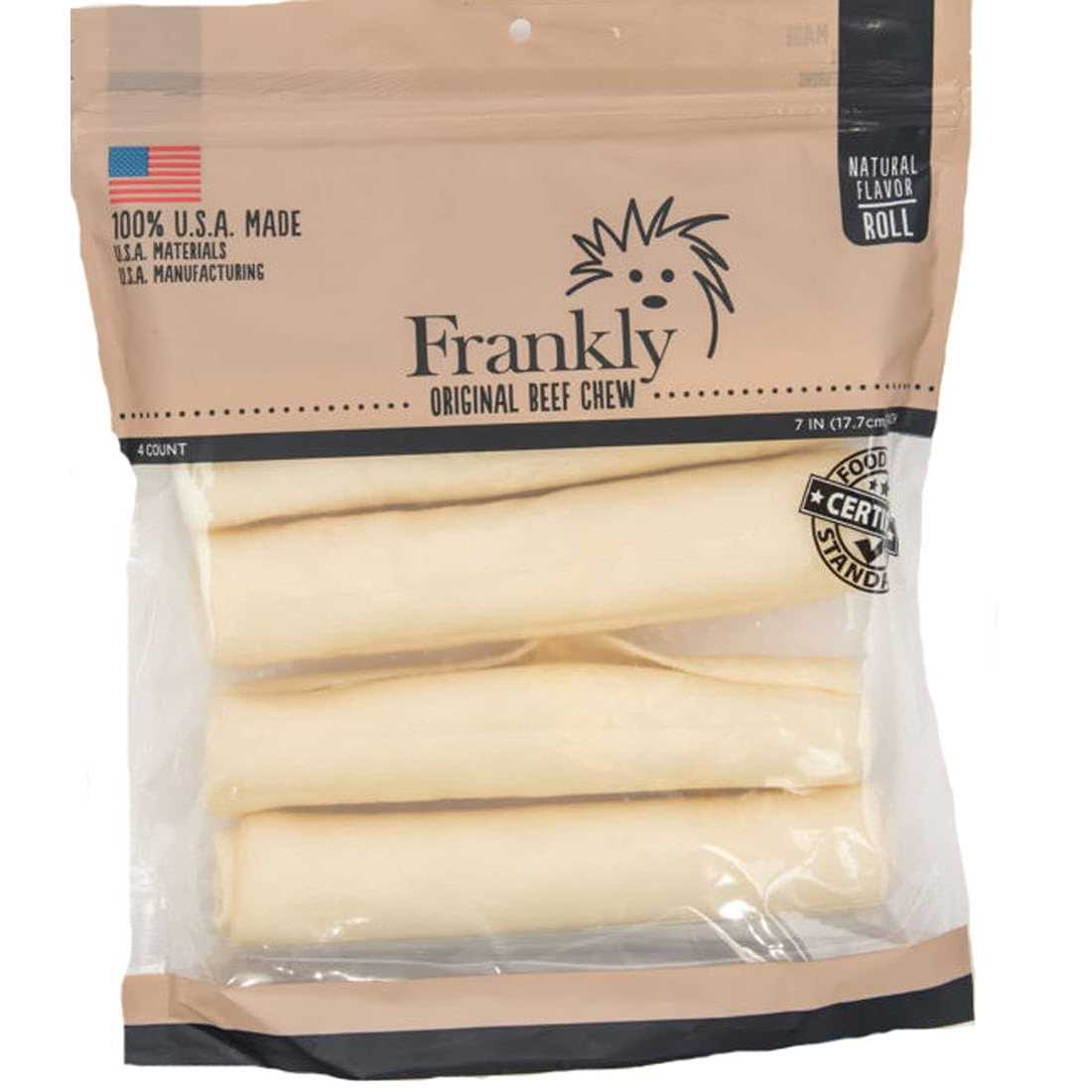 Frankly Pet 4 Count of Natural Flavor Retriever Rolls - Pet Supplies online store