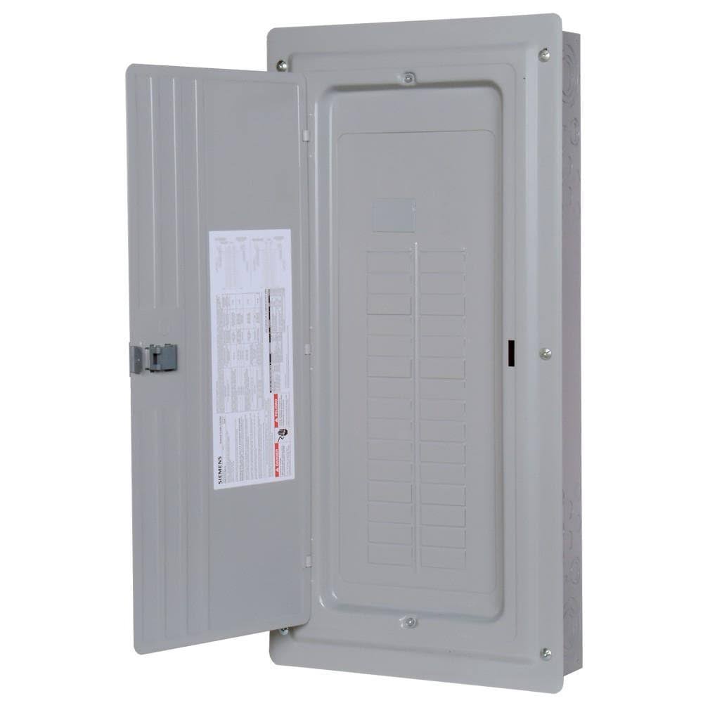 Siemens PN3048L1200C PN Series 200 Amp 30-Space 48-Circuit Main Lug Plug-On Neutral Load Center Indoor with Copper Bus, Grey