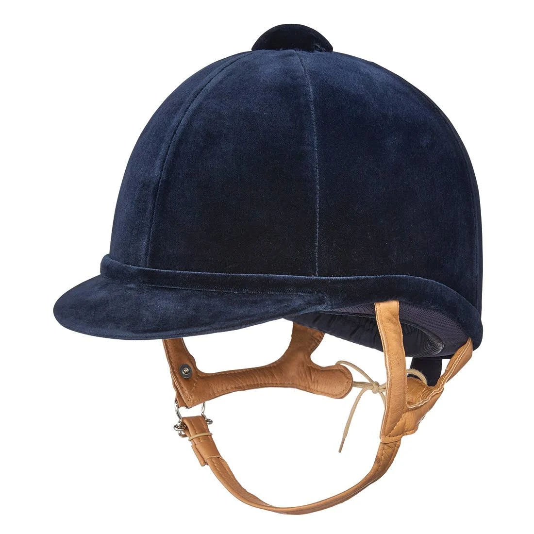 Charles Owen Fian Riding Helmet - Navy .1-2