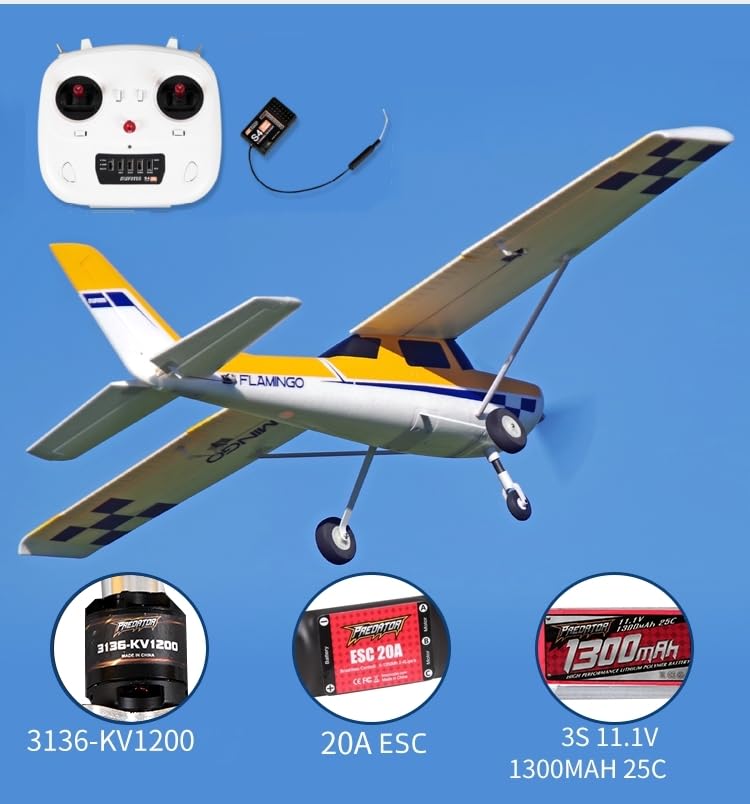 Fms Rc Planes for Adults 1220mm Ranger Remote Control Airplane Without Floats 4 Channel Hobby Rc Airplanes for Beginners PNP (No Transmitter Battery,Charger)