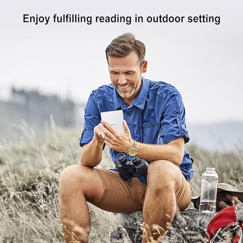 Veidoo 5.8 inch Ebook Reader, HD Touch Screen Carta E-Ink Technology, 32GB ROM(TF Card Expansion to 64G), WiFi, Long Endurance, Android E-Reader(White)