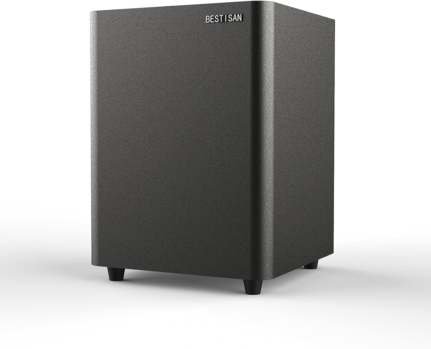 Subwoofer, BESTISAN Powered Subwoofer, Home Theater Deep Bass Subwoofer, Down Firing Sub in Compact Size, Easy Setup with Home Theater System, TV, Receiver, Speakers (RCA Cable Included, Black),SW65C