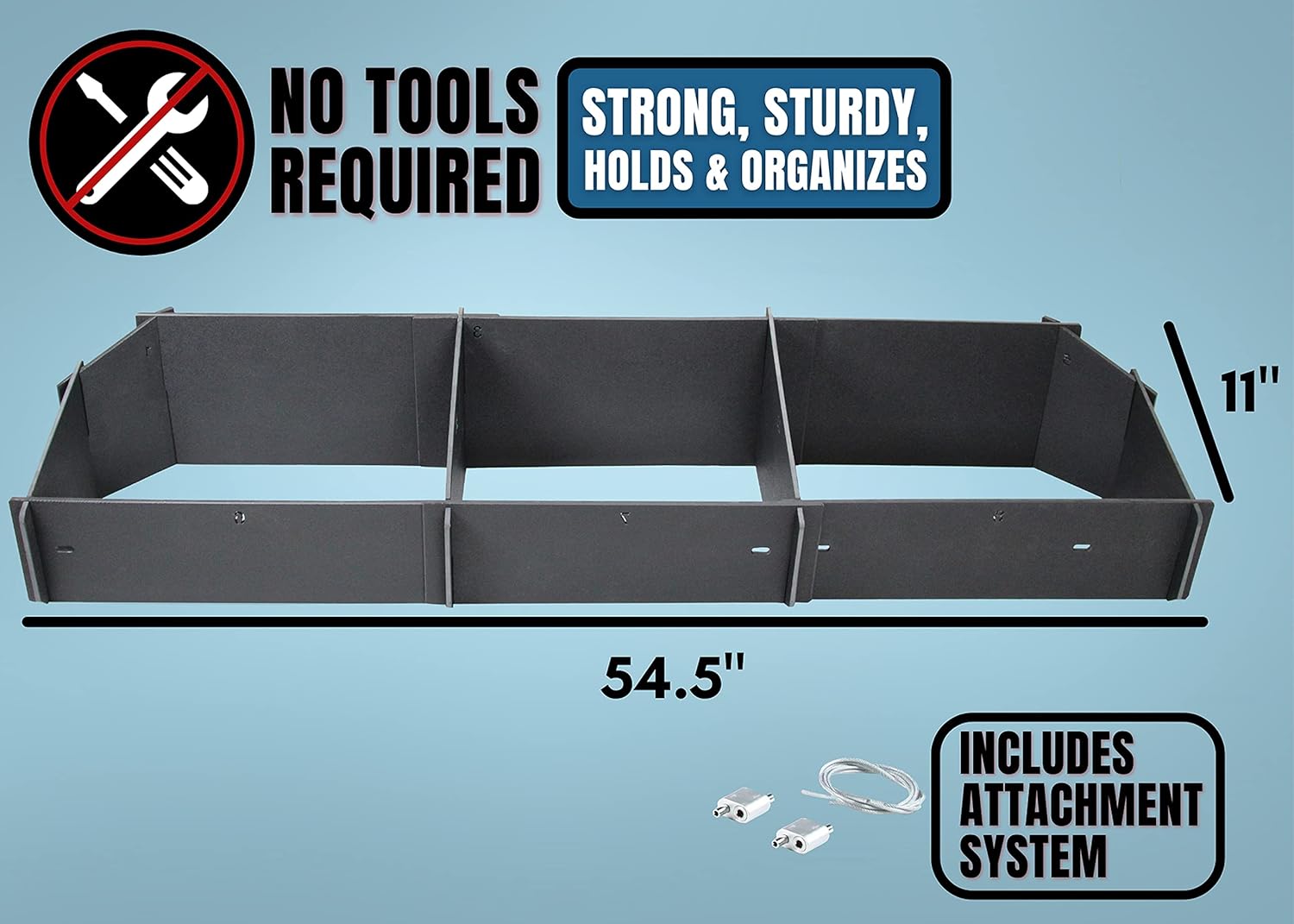 Red Hound Auto Under Seat Storage System Compatible with Ford F-150 2015-2022 SuperCrew Crew Cab Underseat (Will Only fit Full Crew Cab) Pack of 2