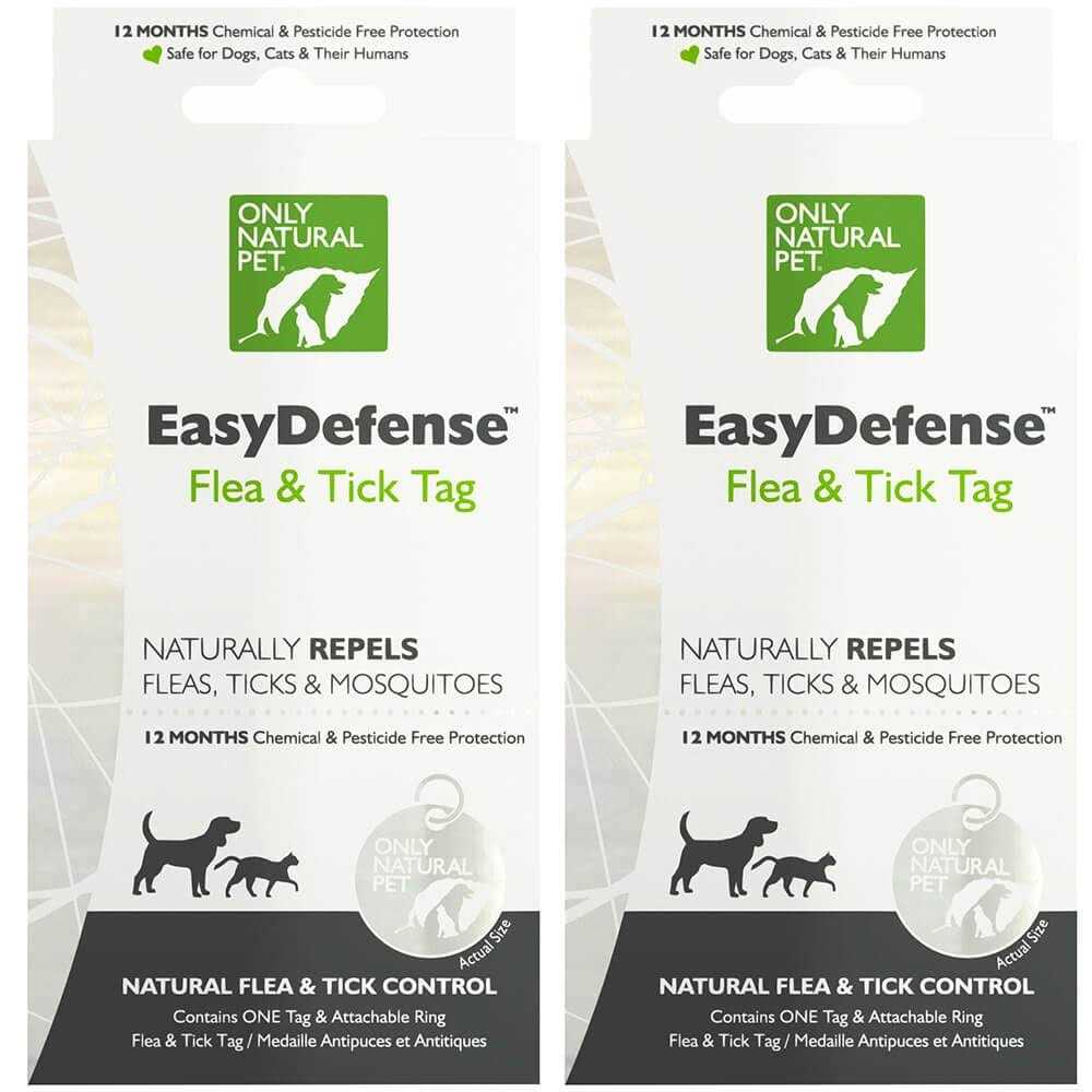 Only Natural Pet Easy Defense Flea & Tick Tag for Dogs & Cats - Pet Supplies online store
