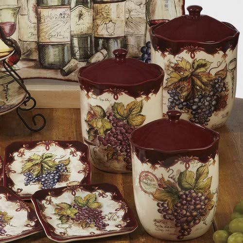 Fleur De Lis Living 3 Piece Kitchen Canister Set