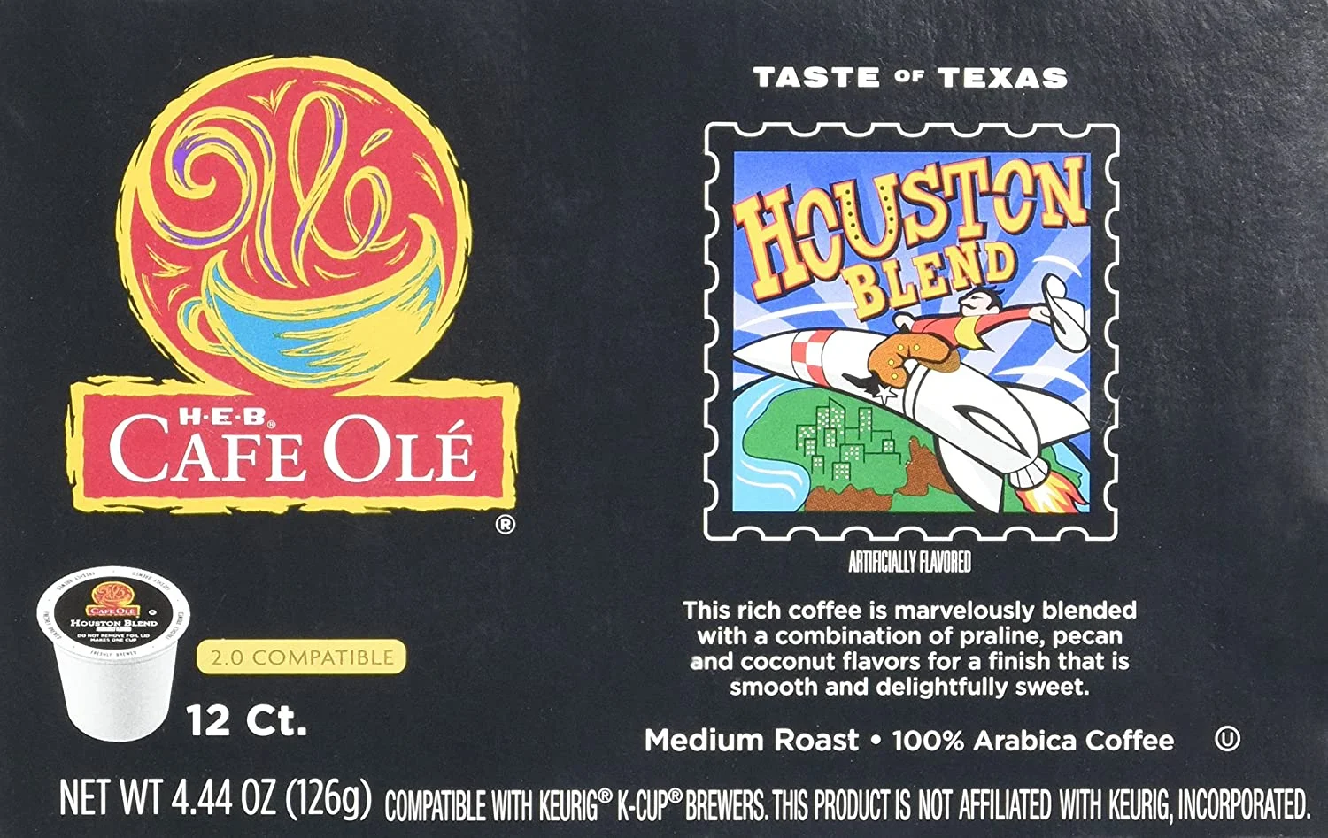 Taste Of Texas-Houston Blend (Single Brew) Grocery