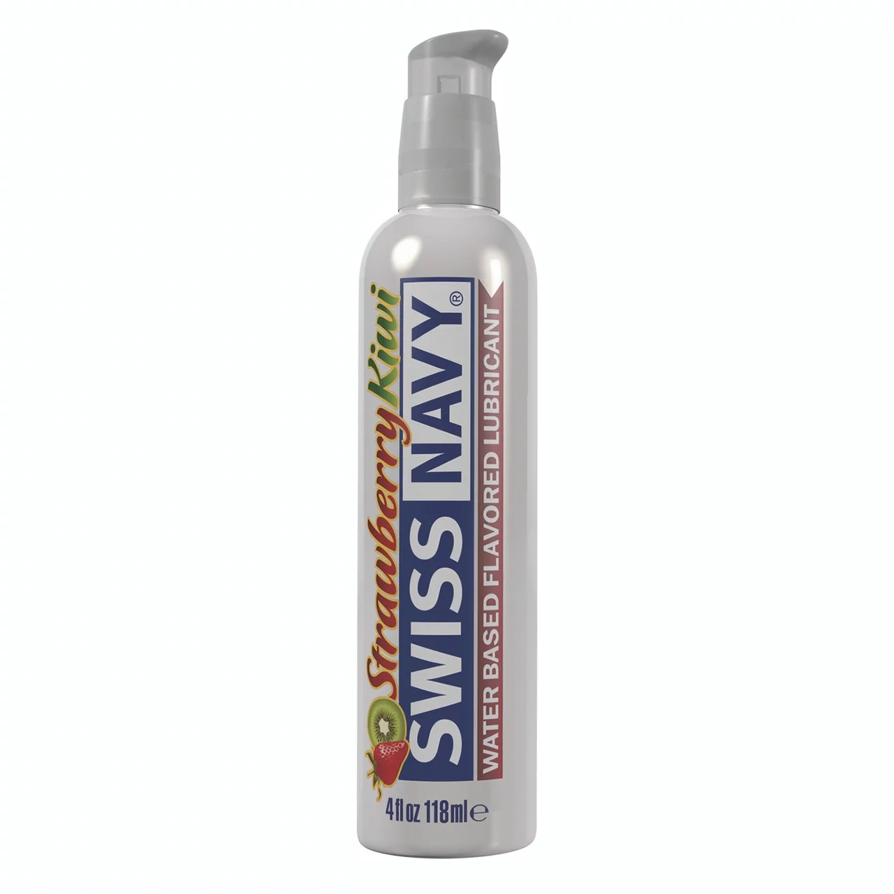 Swiss Navy Water-Based Lubricant , Strawberry-Kiwi Flavored 4oz - 2 Pack