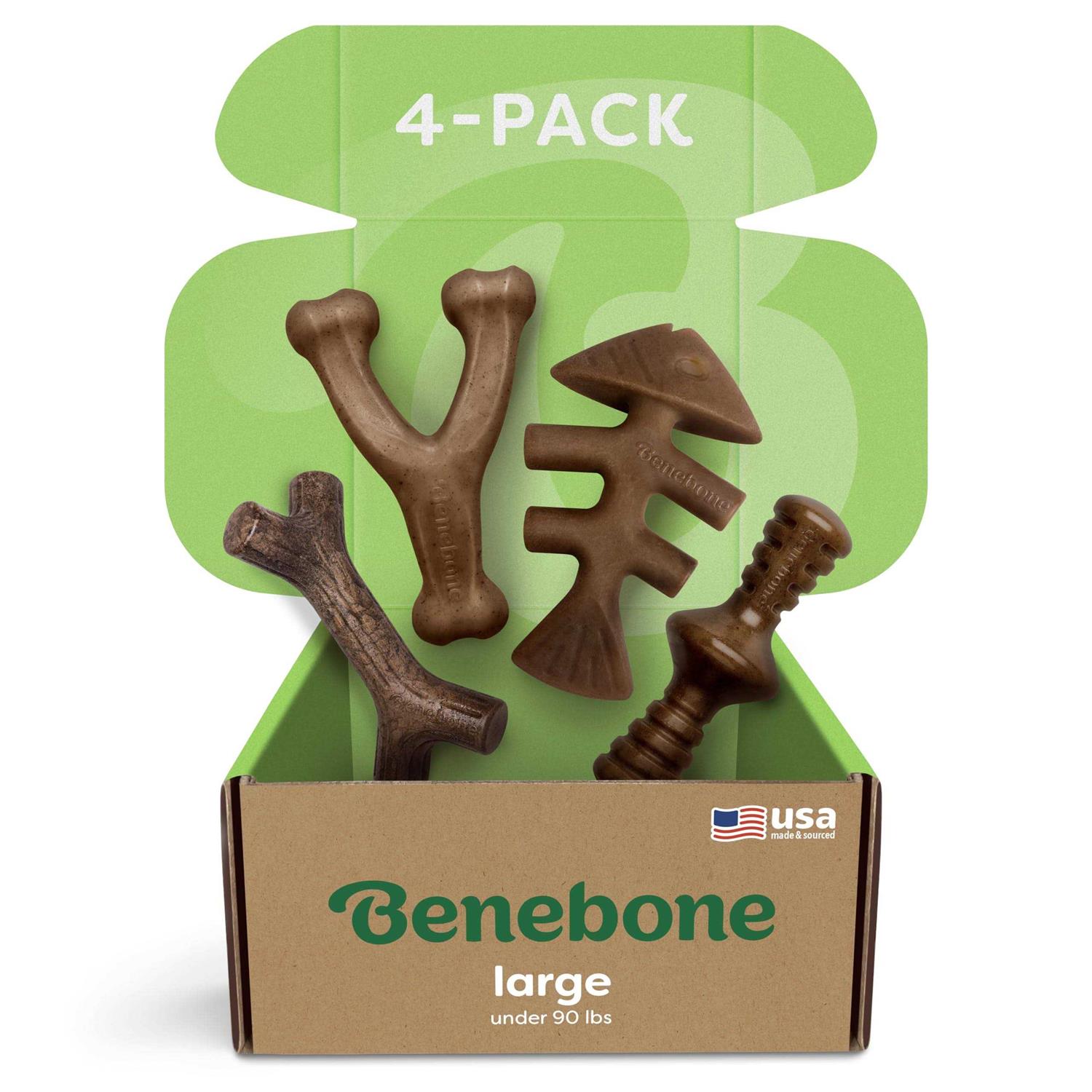 Benebone Dog Chew Toy Holiday 4 Pack - Pet Supplies online store