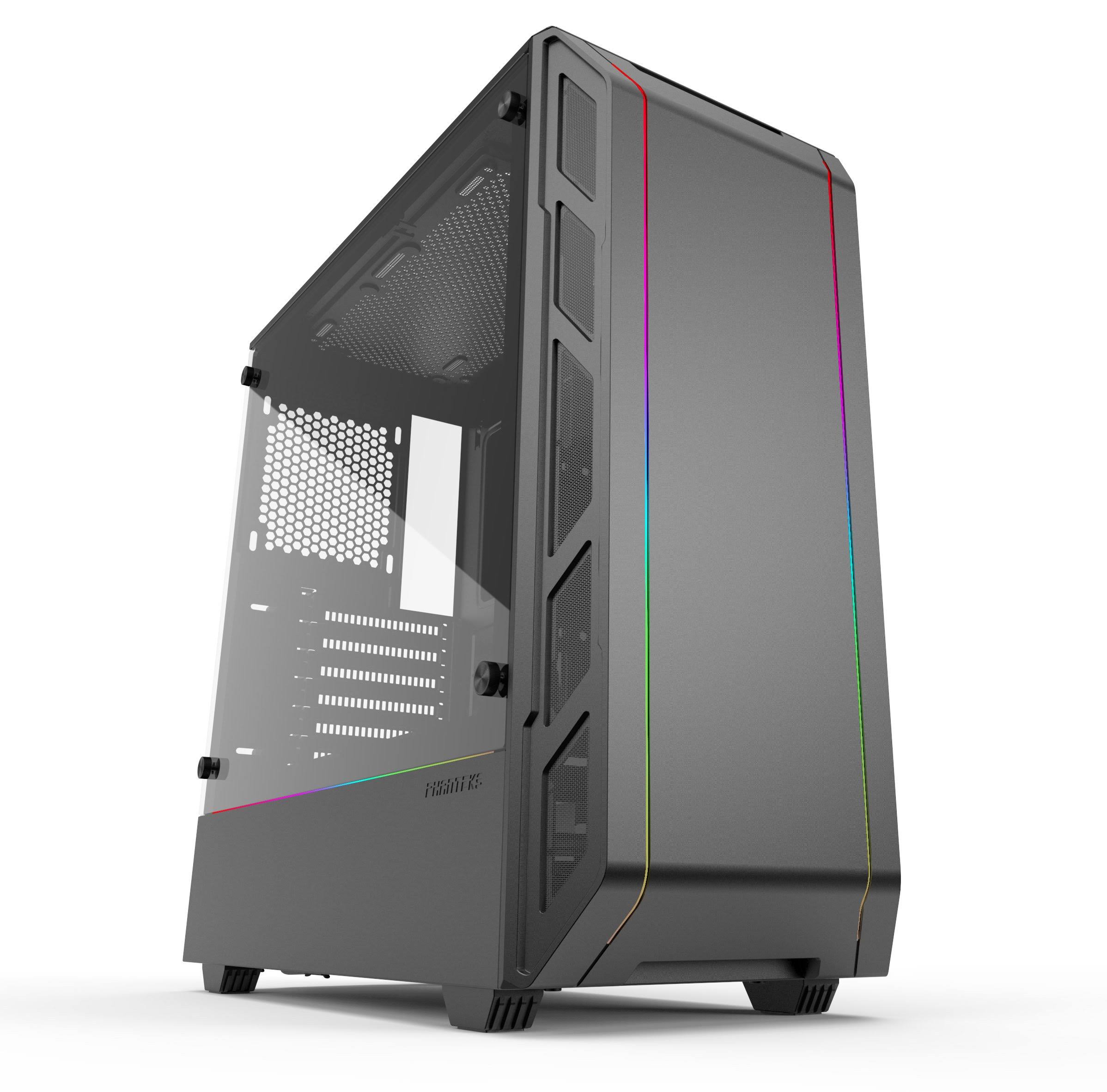 Phanteks Eclipse P350X (ph-ec350ptg_dbk) Compact EATX Mid-Tower Case, Tempered Glass, Digital RGB, Black