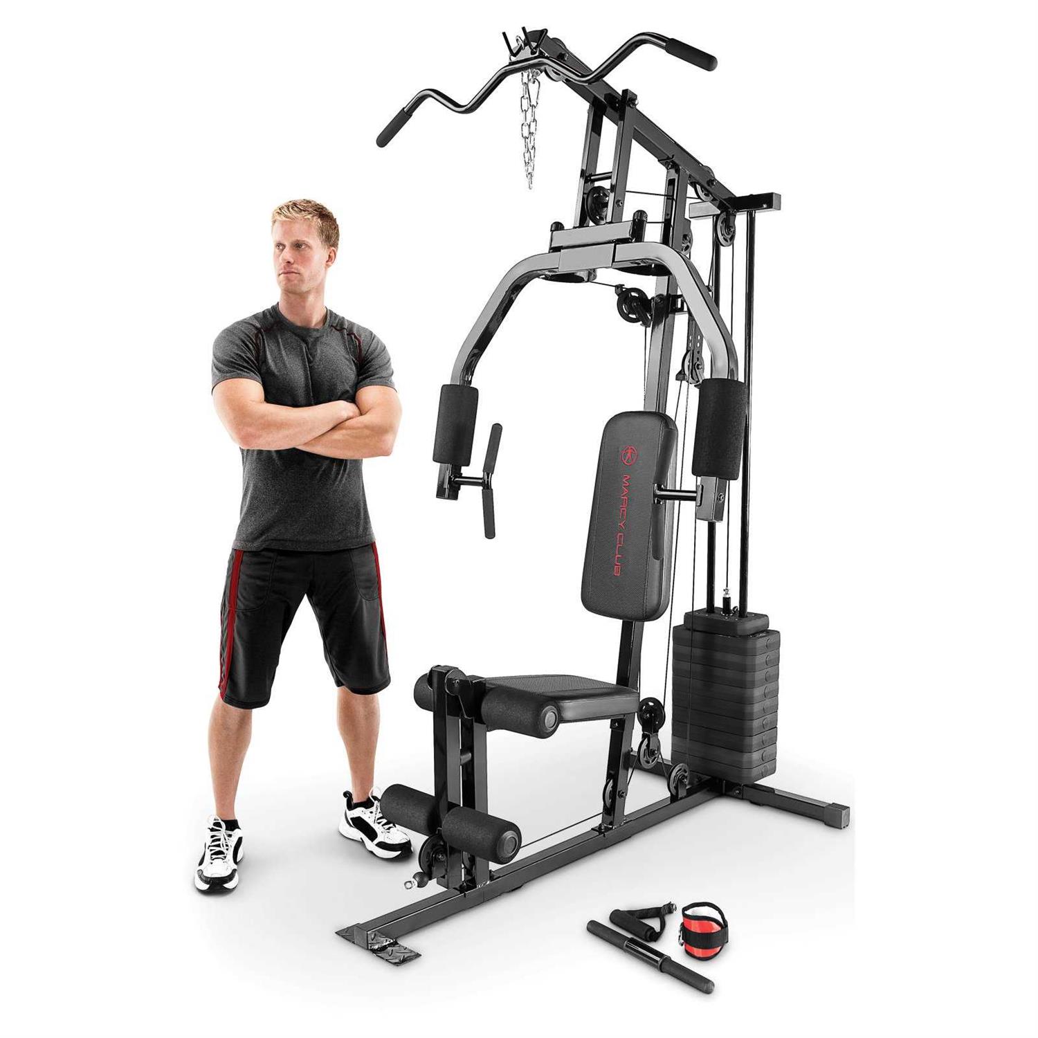 Marcy 100 lbs Stack Home Gym, Size: 100 lb Single Stack Home Gym - Sports Supplies Online Store