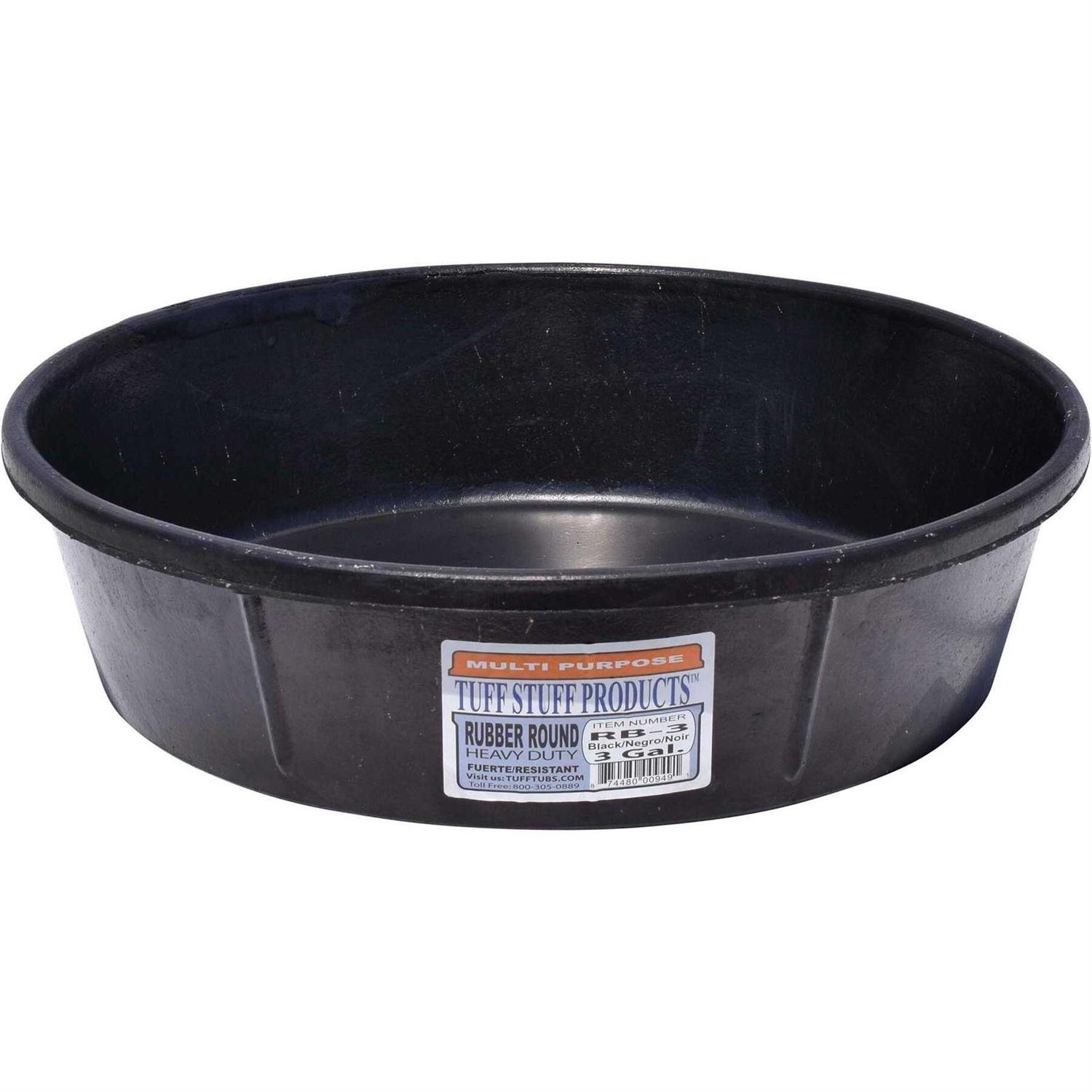 Tuff Stuff Products Rubber Round Feeder - Pet Supplies online store