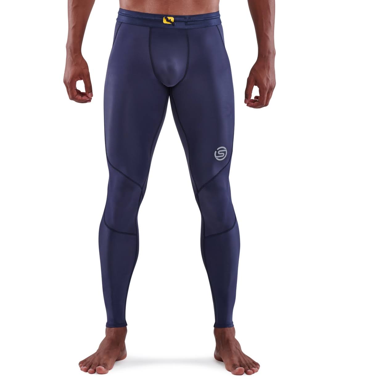 Skins Series 3 Mens Long Tights Navy Blue S