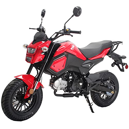 X-PRO 125cc Motorcycle Bike Dirt Bike 125cc Gas Motorcycle Bike Street Bike Adults Dirt Bike Dirtbike,White