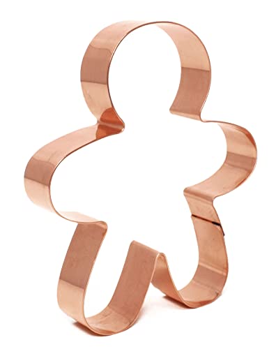 Gingerbread Man Cookie Cutter 4.5 Inch Handcrafted in USA by The Fussy Pup