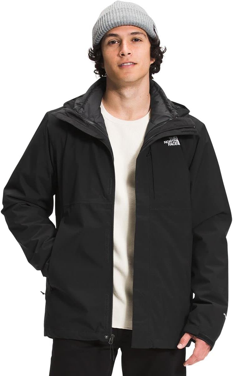 THE NORTH FACE Men's Carto Triclimate Waterproof Jacket, TNF Black, Medium