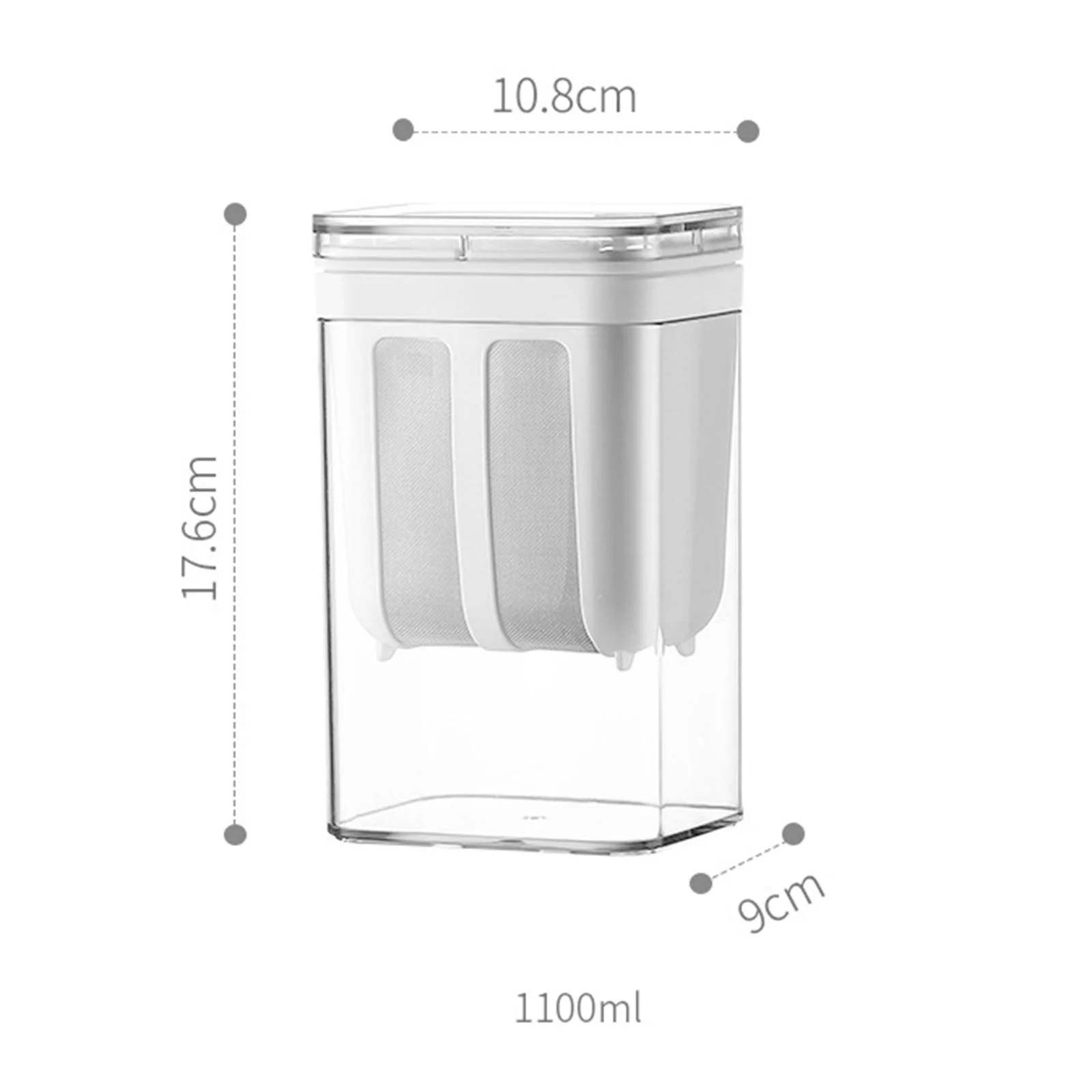 Yogurt Strainer Maker Food Strainer Yogurt Filter Kitchen Gadgets Reusable Homemade Whey Separator with Stainless Steel Mesh for Kitchen