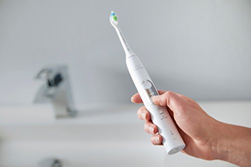 Philips Sonicare ProtectiveClean 6100 Rechargeable Electric Power Toothbrush, Frustration Free Packaging, White, HX6877/33