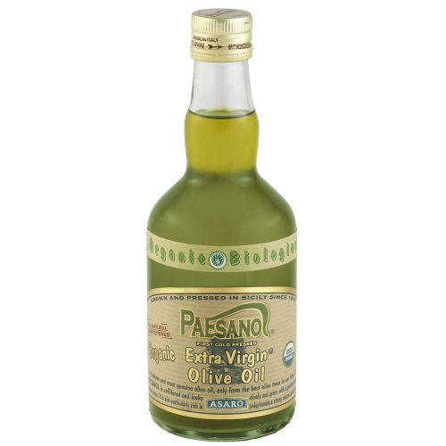 Paesanol ORGANIC UNFILTERED Extra Virgin Olive Oil 33.8 Fl Oz Glass