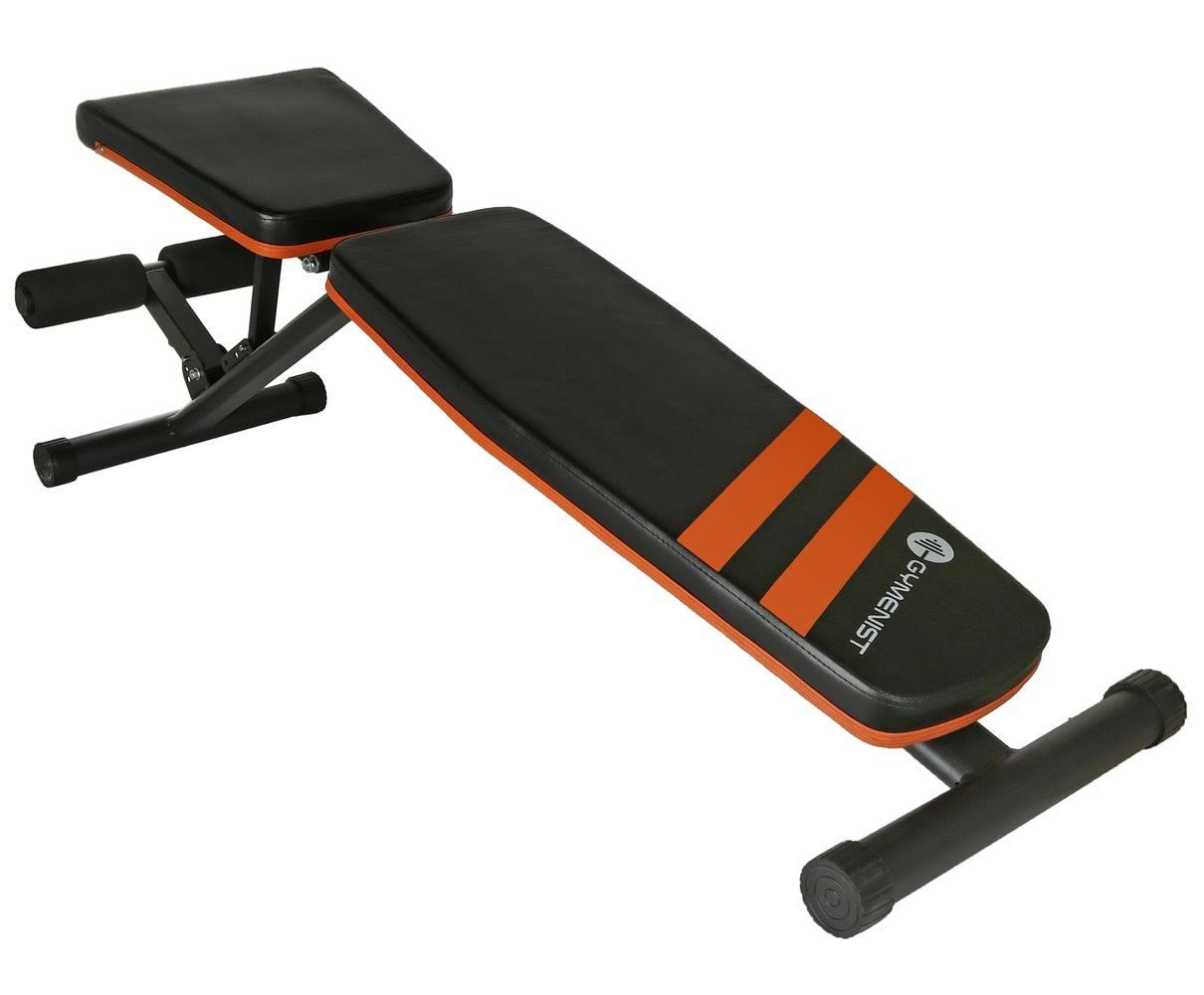 Gymenist Exercise Bench Adjustable Foldable Compact and Easy to Carry No Assembly Needed