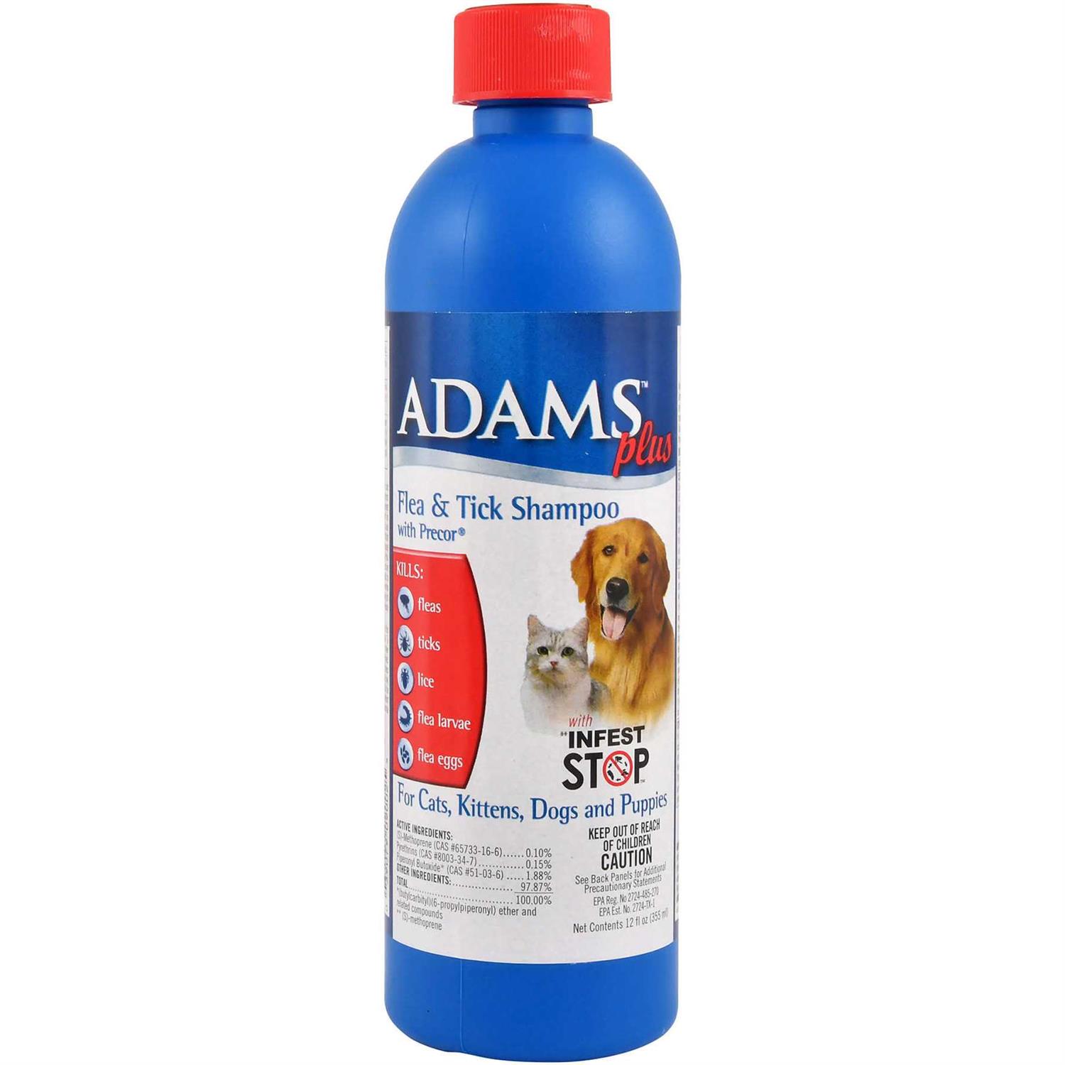 Adams Plus Flea Tick Shampoo - Pet Supplies online store