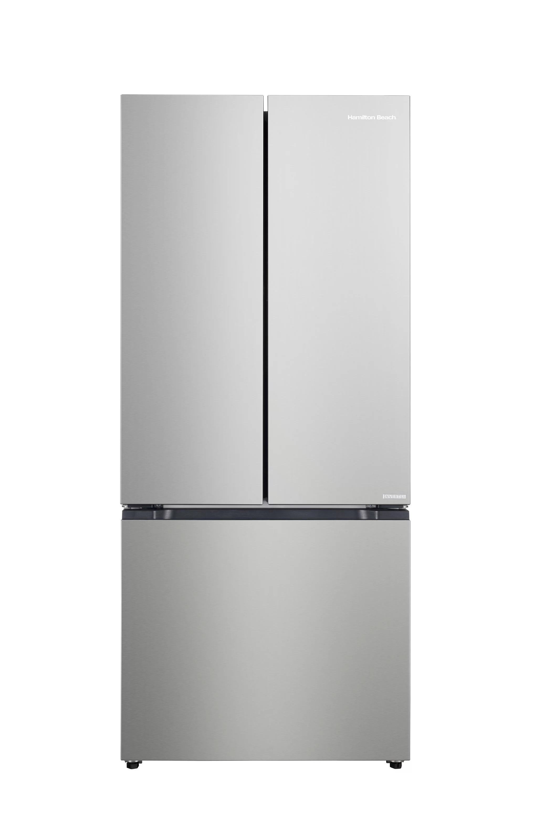 Hamilton Beach, 17.7 Cu. Ft. French Door Refrigerator, Freestanding Installation, Platinum Silver, HZ0771