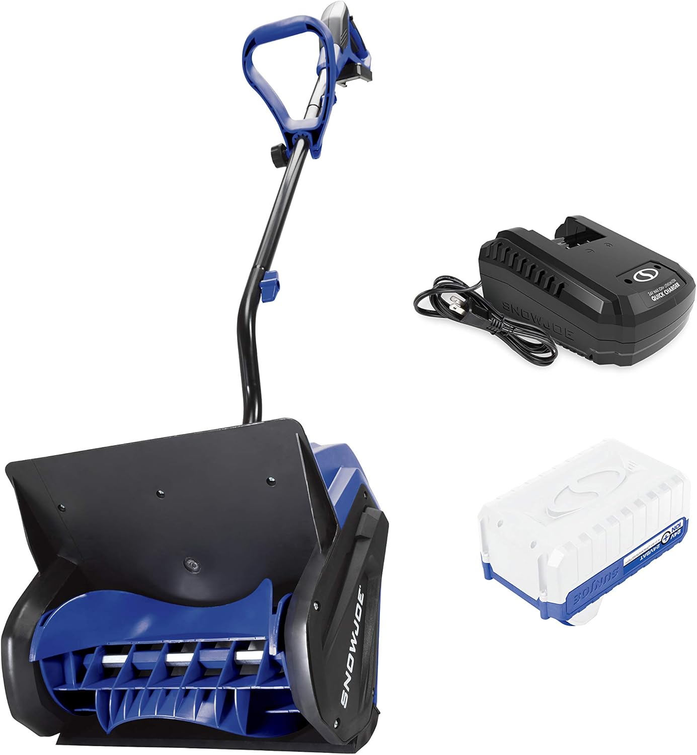 Snow Joe 24V-SS13 24-Volt iON+ 13-Inch 4-Ah Cordless Snow Shovel, Blue